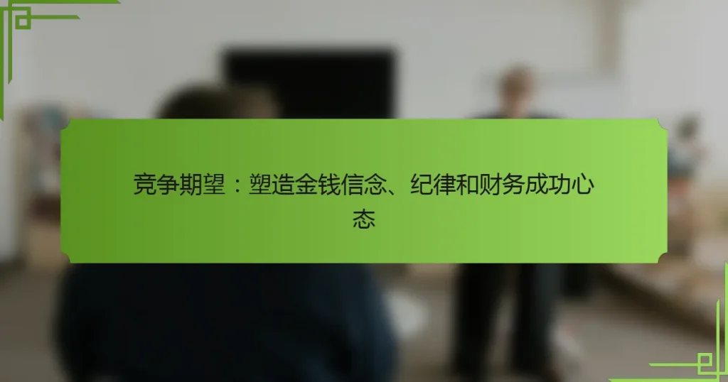 竞争期望：塑造金钱信念、纪律和财务成功心态